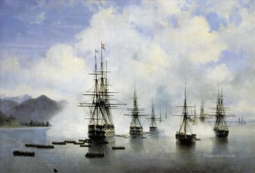 Subashi desant war ships Oil Paintings